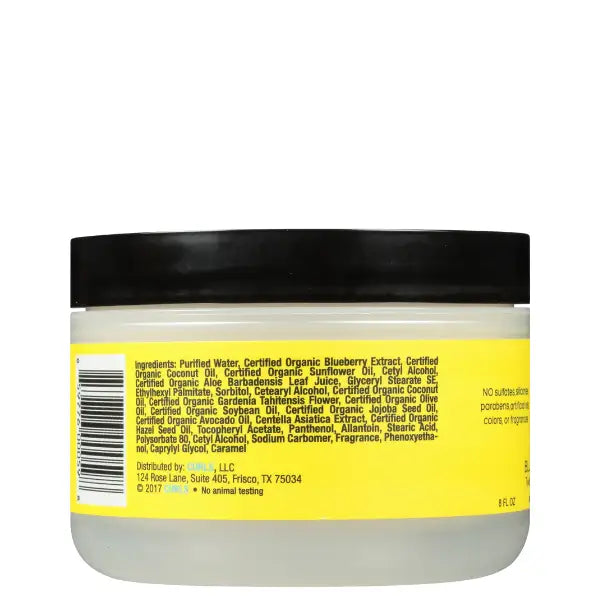 curls blueberry bliss twist n shout composition crème coiffante pour Crème pour cheveux bouclés crépus secs