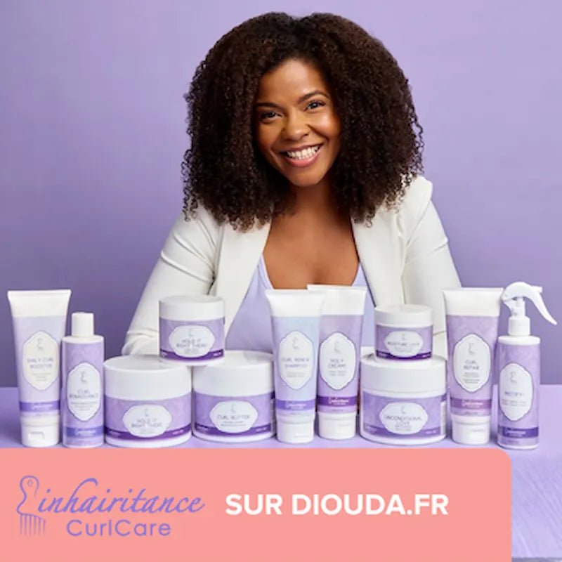Inhairitance Soins Capillaires pour Cheveux Bouclés, Frisés Crépus