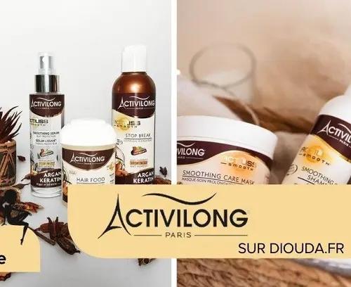 Actiliss allie huile d’Argan et Kératine pure pour restructurer et nourrir les cheveux défrisés ou lissés.