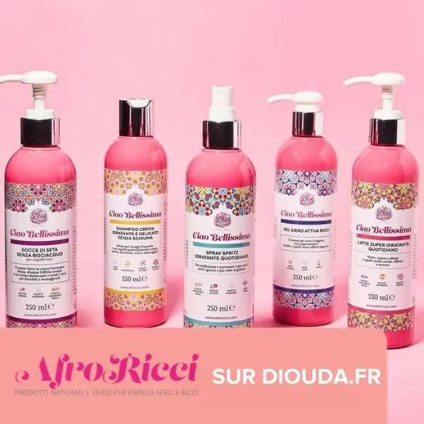 Afro Ricci c'est la seule gamme de capillaires naturels pour cheveux bouclés, frisés, crépus entièrement faite en Italie.