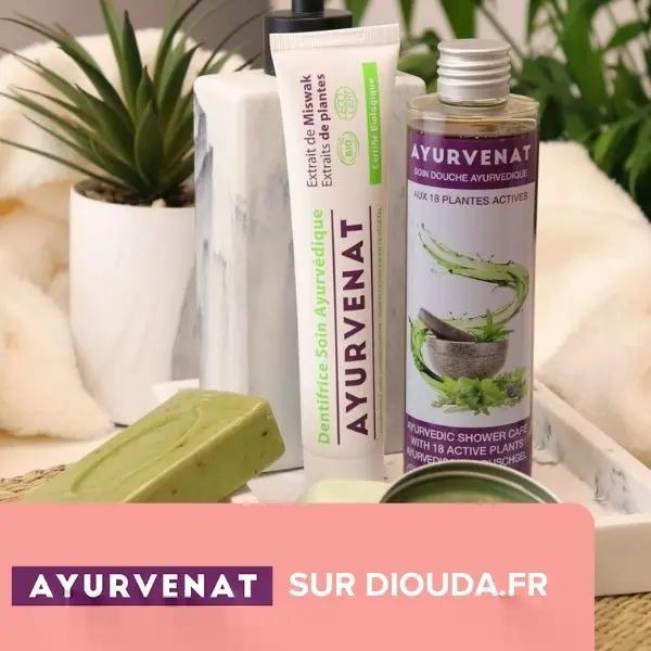 Ayurvénat soins visage & corps Bio disponibles sur Diouda