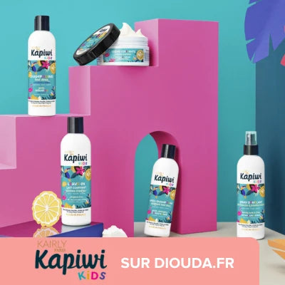 Gamme de soins cheveux pour enfants dès 3 ans Kapiwi Kids Kairly Paris