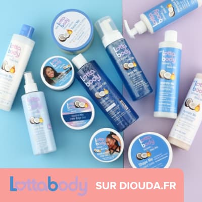 LottaBody soins pour cheveux naturels et défrises