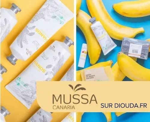  Mussa Canaria, soins cosmétiques naturels à l'extrait de Banane Bio des Canaries.