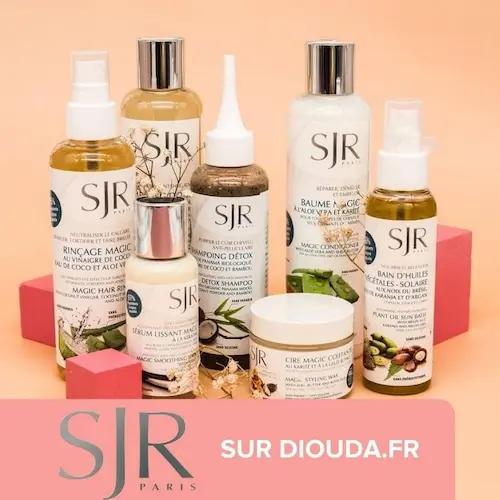 SJR Paris, soins capillaires formulés pour les cheveux abimés par les décolorations, défrisages, lissages à répétition.