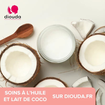 Soins peau et cheveux à l'huile et lait de coco