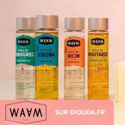 WAAM cosmetics s’inspire des traditions de beauté avec une gamme d’huiles, de beurres et d'eaux florales 100% naturelles et bases DIY.