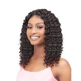 Tissage MELT BLUE NATURAL DEEP WAVE 3PCS (18"20"22") avec closure 4X5 HD