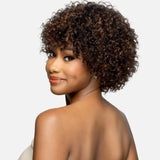 Perruque Naturelle courte bouclée avec frange Dara - Vivica Fox