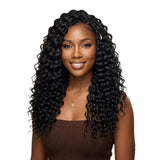Mèches Semi-Naturelles Feather Crochet Deep Wave 14" Janet Collection