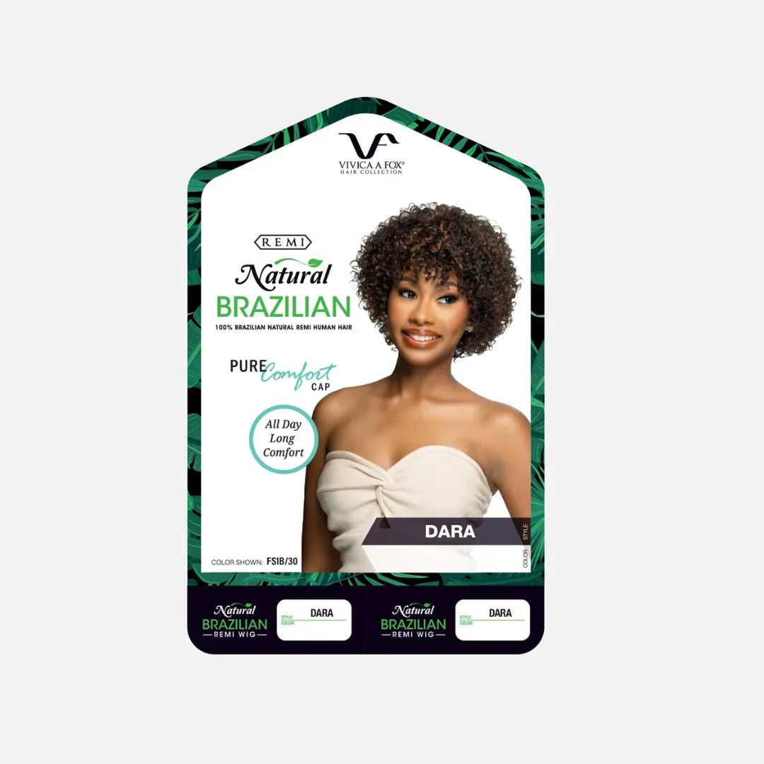 Perruque Naturelle courte bouclée avec frange Dara - Vivica Fox