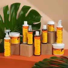 A base d'huile de Carapate et de Sapote, la gamme Actiforce est spécialement dédiée aux chevelures afro, crépues en manque de force et de vitalité.