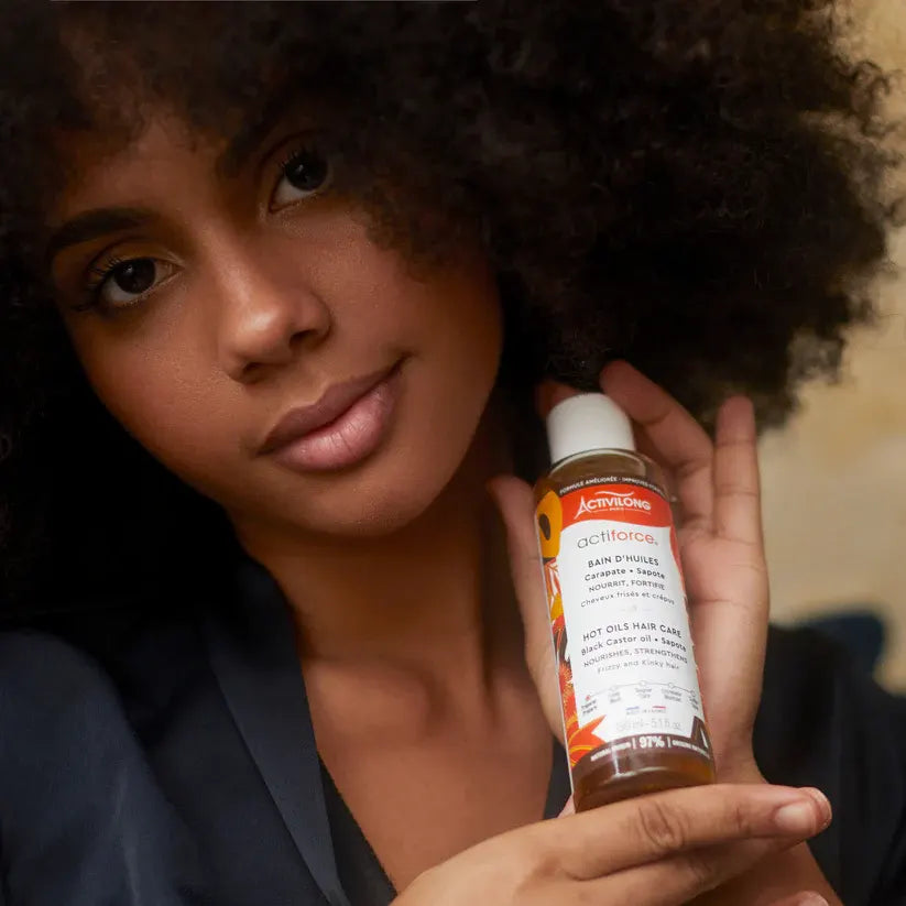 Activilong Actiforce - Bain d'huiles Cheveux Frisés et crépus Carapate Sapote 130 ml