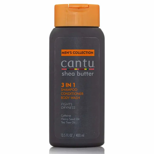 Cantu Homme - Shea Butter Shampoing 3 en 1 pour homme 400ml