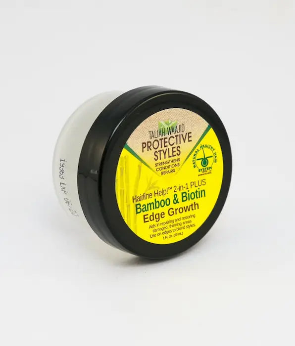 Edge Growth Taliah Waajid Gel Bordure Hairline Help 2-in-1 Plus Bamboo & Biotin. Pot 29ML