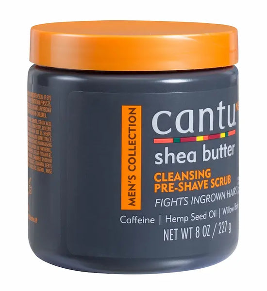Cantu Homme - Cleansing Pre-Shave Scrub. Gommage Men's Collection Pot 227 Grammes.