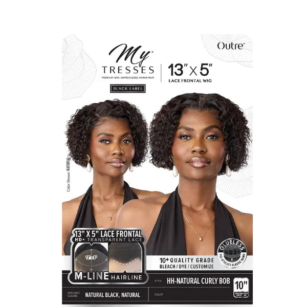 Perruque Lace Front Naturelle HH Natural Curly Bob - Outré