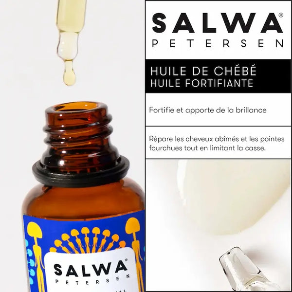 Les bienfaits de l'huile de Chébé Fortifiante sur Cheveux Abîmés, cassants aux pointes fourchues - Salwa Petersen