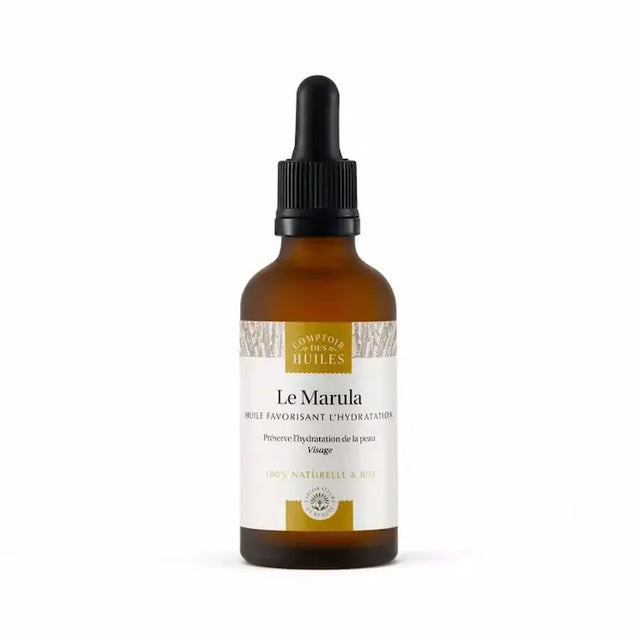 L’huile de Marula hydratate la peau sur le long terme. Elle apporte protection et brillance aux cheveux et nourrit sans graisser.