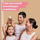 Huile de Douche Émolliente nettoyant doux dès la naissance adapté à toute la famille testée sous contrôle dermatologique et pédiatrique