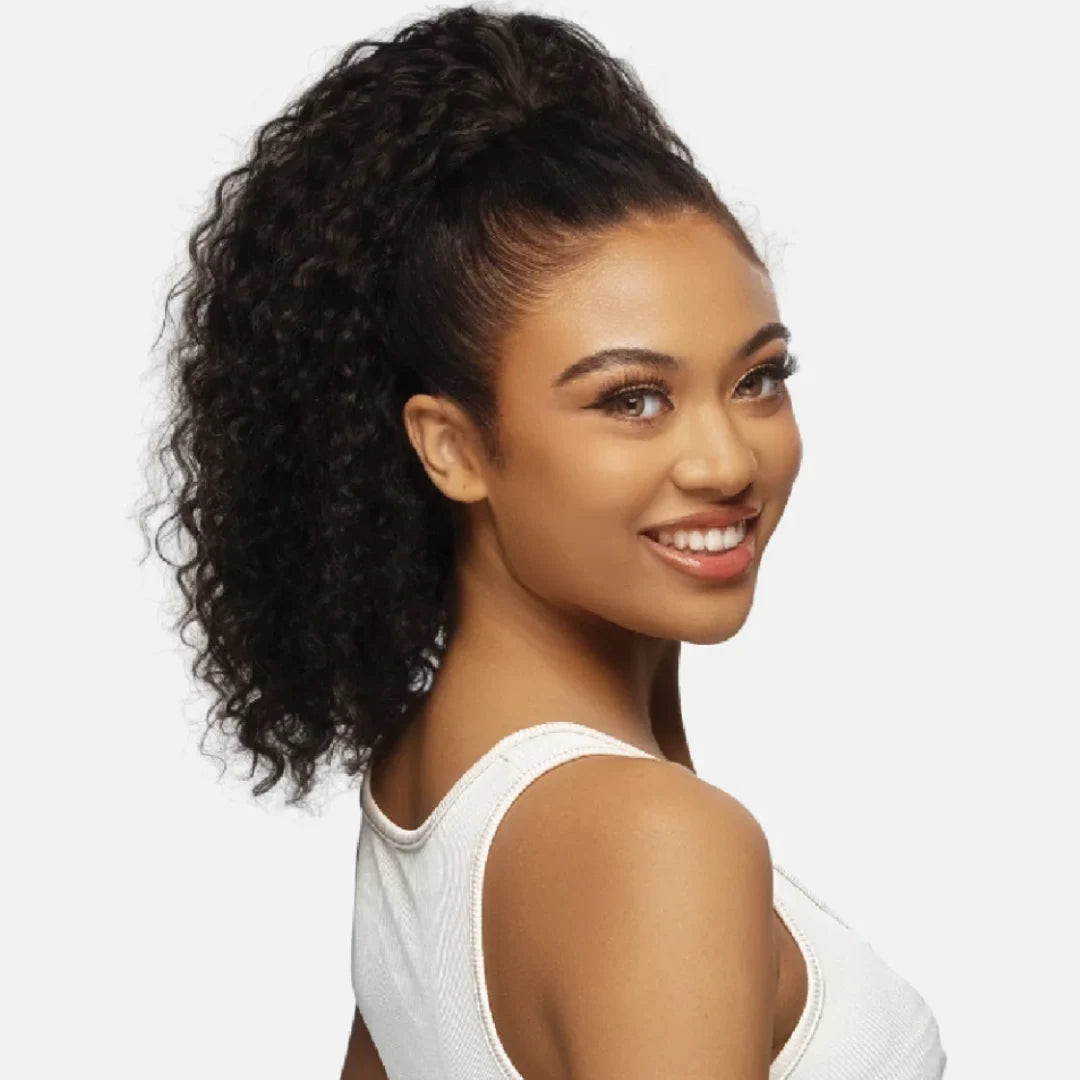Perruque Demi-tête Convertible Human Hair Water Curl HW-412 - Vivica Fox