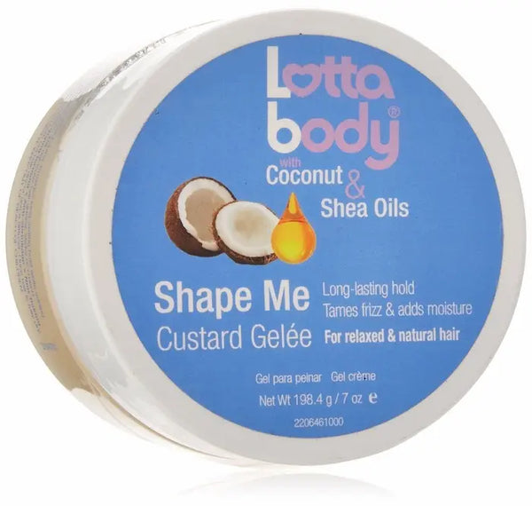 Lotta Body Coconut & Shea Oils Shape Me Custard Gelée Coiffante. Pot 198.4GR