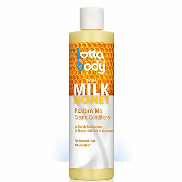 LottaBody "Restore Me" Après-shampooing revitalisant LAIT & MIEL 300ml (Cream Conditioner)