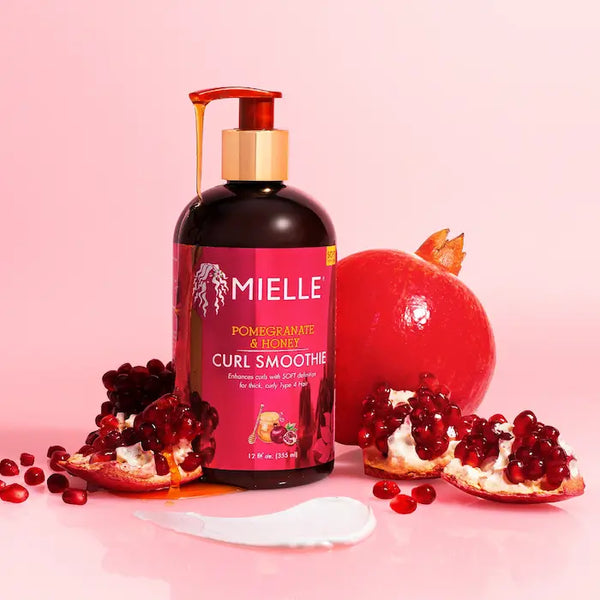 Lait capillaire Hydratant cheveux crépus - Mielle Pomegranate & Honey Curl Smoothie.