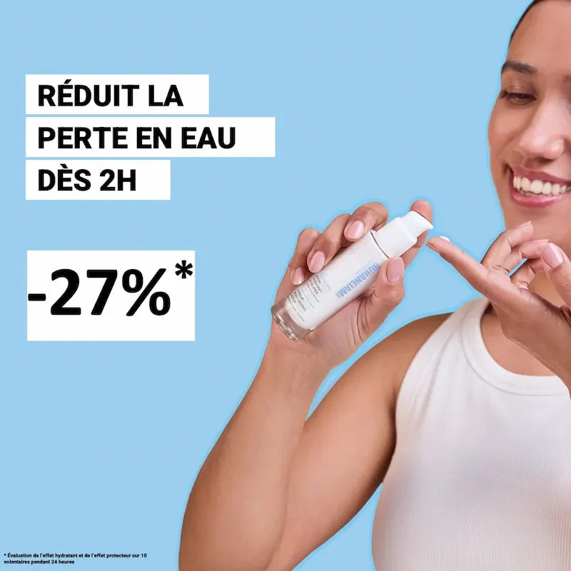 Sérum hydratant visage Nuhanciam aide à renforcer l'hydratation et limiter la perte insensible en eau de la peau
