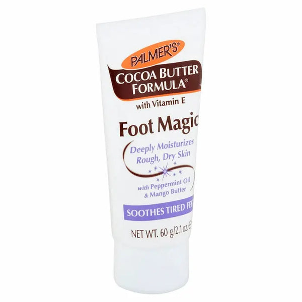 soin pieds secs fatigués - Palmers Cocoa Butter Formula Foot Magic Crème 60 Gr avec de la vitamine E