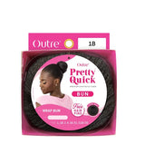 Premium synthetic yaki hair fiber wrap bun extension. 