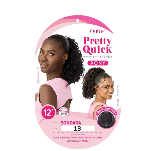 Quick ponytail premium hair quality.