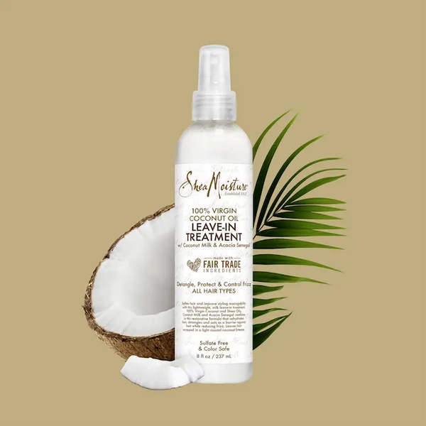 Shea Moisture - 100% Virgin Coconut Oil Après-shampoing sans rinçage Leave In Treatment  237ml