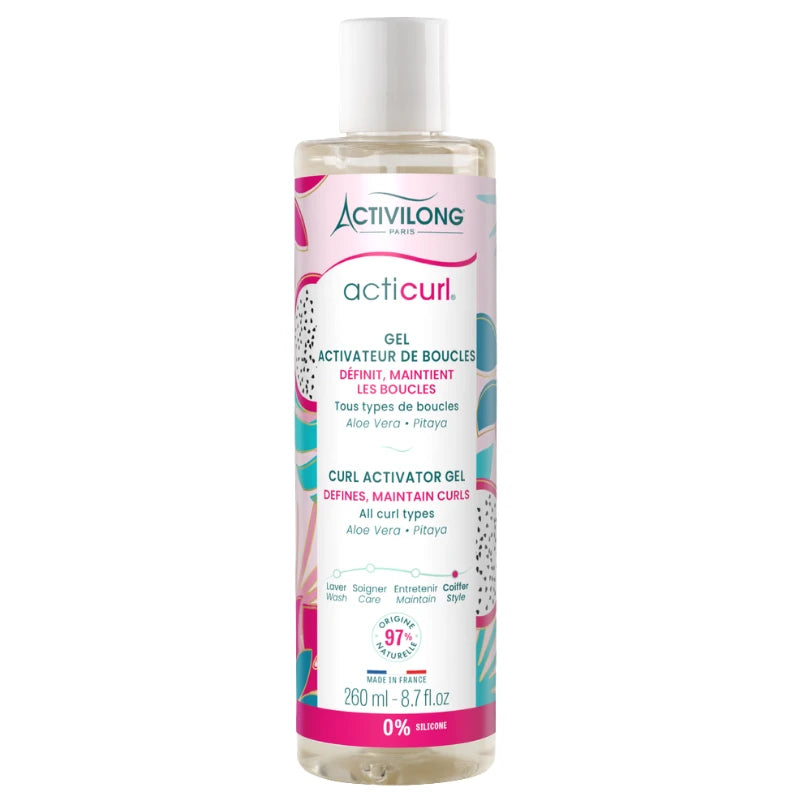 ACTICURL Gel activateur de boucles hydratant sans effet carton - Activilong