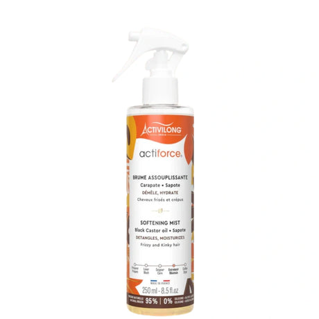 Actiforce Brume Assouplissante - Spray cheveux Activilong assouplit, hydrate, démêle les cheveux frisés crépus sans alourdir