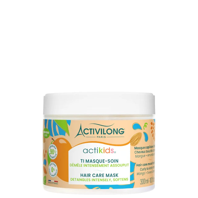 Activilong Actikids Masque capillaire Enfants au beurre de Mangue et huile d'Amande douce pour des cheveux brillants et faciles à démêler