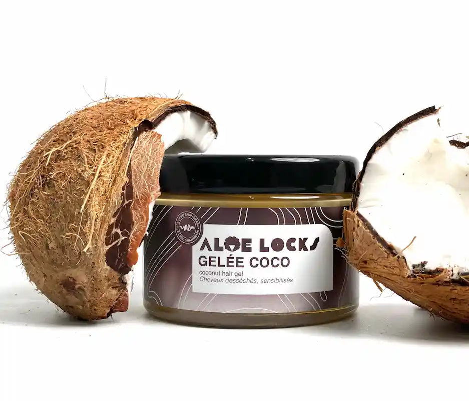 Gelée capillaire Noix de Coco Cheveux desséchés, fragilisés Aloe Locks Easy Pouss