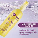 Spray hydratant Curlific Moisture Rich Leave-In ApHogee enrichi en ingrédients hydratants pour cheveux bouclés et texturés