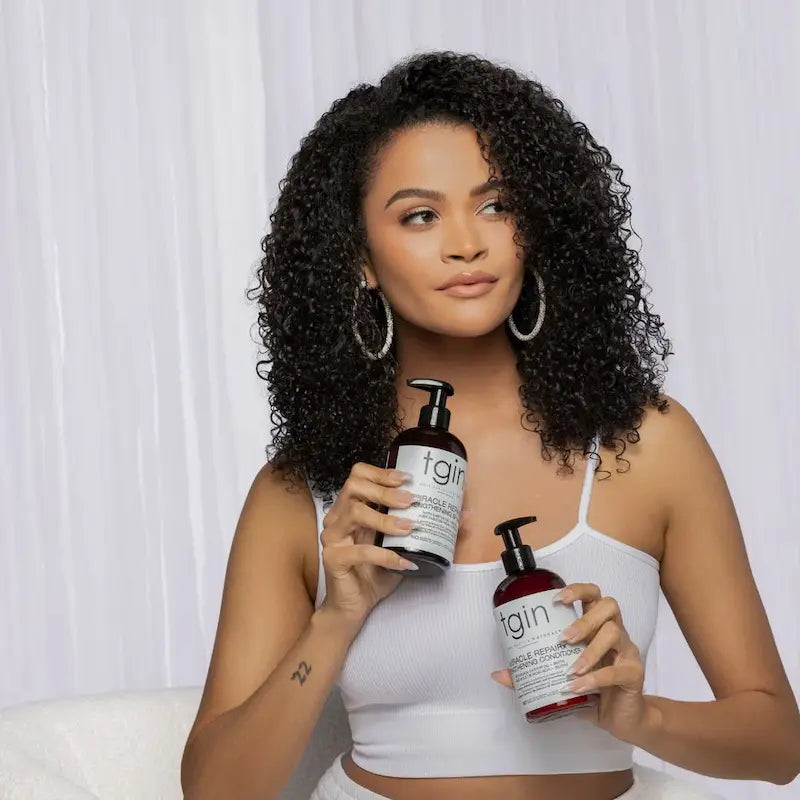 Après-shampoing Démêlant Cheveux Abîmés, Bouclés, Frisés, Crépus TGIN Miracle Repairx