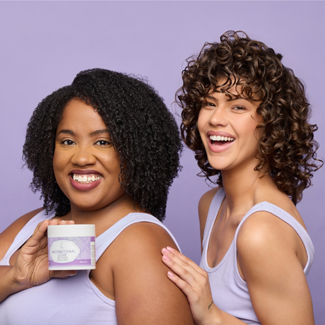 Masque hydratant Unconditional Love Inhairitance à la Rose de Jéricho et aux protéines de baobab pour cheveux secs, poreux et difficiles à démêler