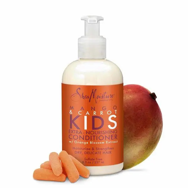 Apres-Shampoing Shea Moisture Kids Mango & Carrot Extra-Nourishing Conditioner. 237ML