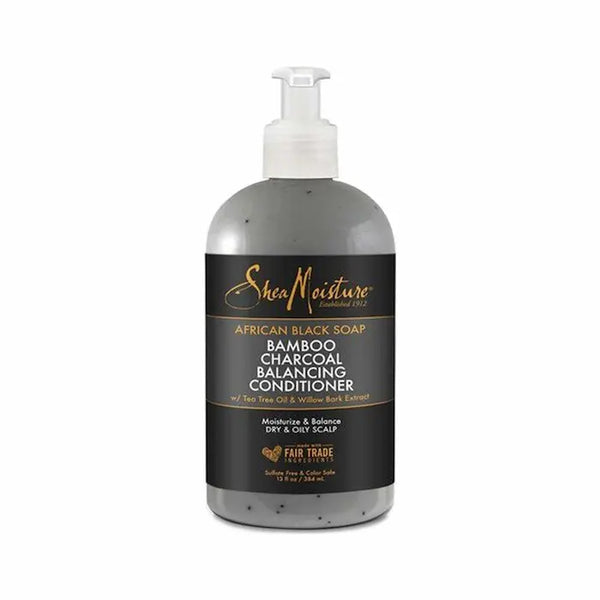 SHEA MOISTURE Après-Shampoing Equilibrant au Charbon - Bamboo Charcoal Balancing Conditioner 384ml