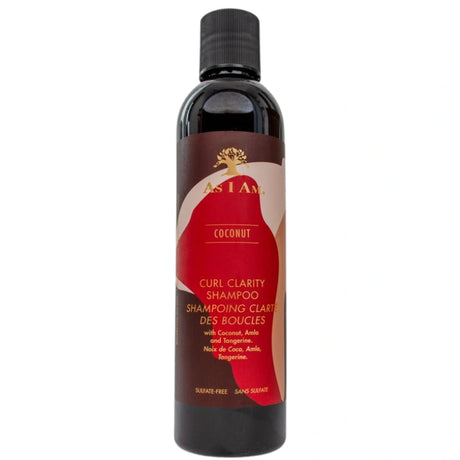 As I Am classic Curl Clarity shampoo Shampoing Clarifiant à l'huile de Coco, Amla et Tangerine pour cheveux crépus