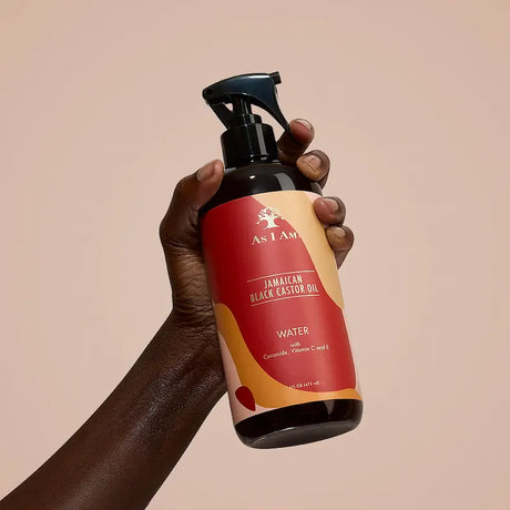 Spray hydratant quotidien pour cheveux crépus, frisés, bouclés à l'huile de ricin de Jamaïque As I Am