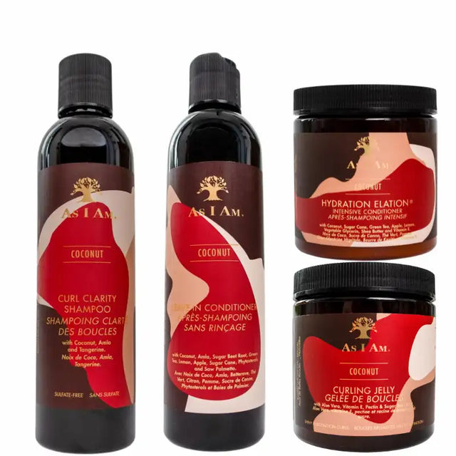 As I Am Routine Wash and Go pour cheveux frisés