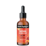 uile cheveux crépus Aunt Jackie’s Batana Jojoba Riz, élixir revitalisant pour nourrir et protéger la fibre capillaire