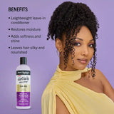 Boucles souples et hydratées avec le lait capillaire Curl La La Aunt Jackie’s sur cheveux crépus frisés