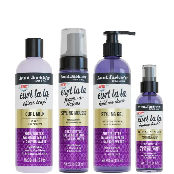 Routine Définition Cheveux Boucles Frisés - Aunt Jackie's Curl La La