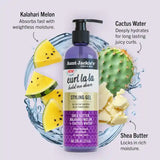 Gel Curl La La Aunt Jackie’s avec karité, melon du Kalahari et cactus pour hydrater et fixer les boucles