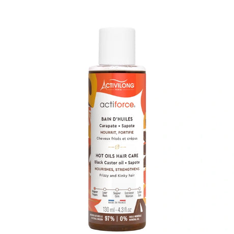 Activilong Actiforce - Bain d'huiles Cheveux Frisés et crépus Carapate Sapote 130 ml